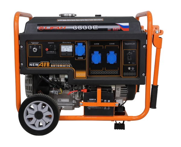 Бензиновый генератор Lifan 5 GF-4 (LF6500E) для дачи фото