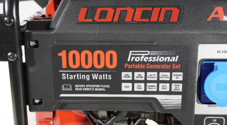 Бензиновый генератор Loncin LC10000D-AS, 3-х фазный (с мощностью без ограничений при 1-но и 3-х фазном режиме) фото