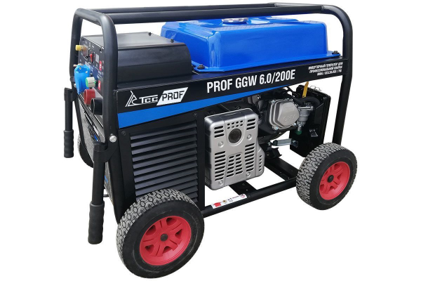Бензиновый сварочный генератор ТСС PROF GGW 6.0/200E (MMA/TIG/Cellulose) 4-х тактный Бензиновый сварочный генератор ТСС PROF GGW 6.0/200E (MMA/TIG/Cellulose) 4-х тактный фото