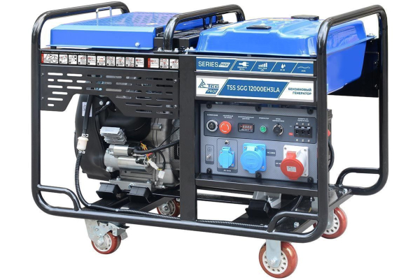 Бензиновый генератор ТСС SGG 12000EH3LA с АВР для газового котла фото