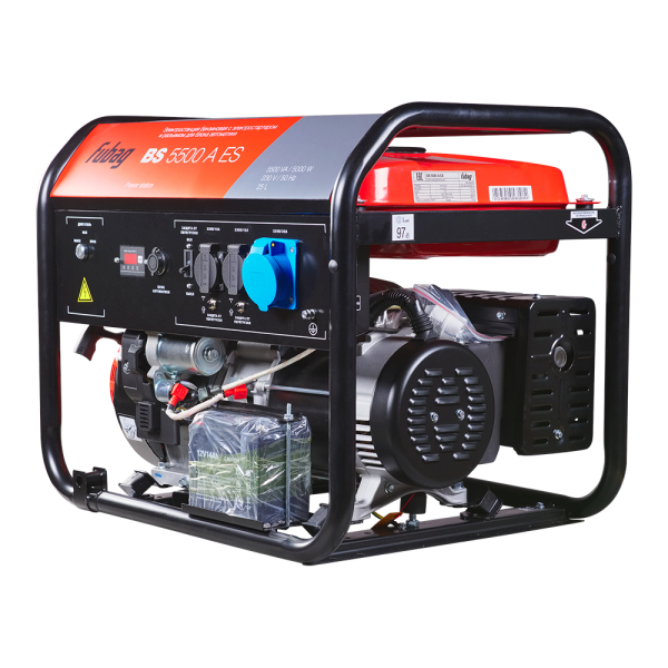 Бензиновый генератор Fubag BS 5500 A ES для газового котла фото