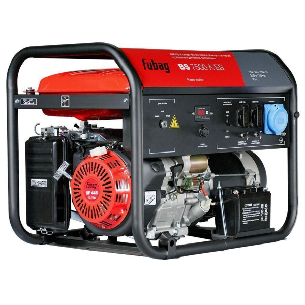 Бензиновый генератор Fubag BS 7500 A ES 4-х тактный Бензиновый генератор Fubag BS 7500 A ES 4-х тактный фото