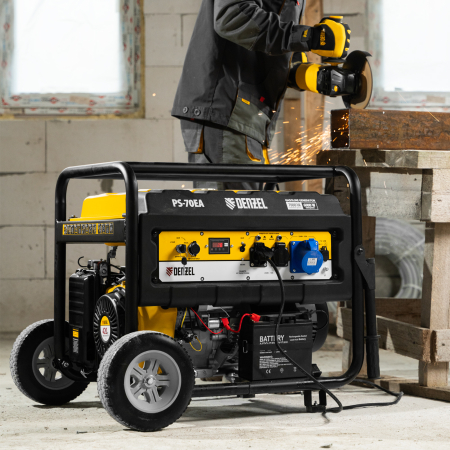 Бензиновый генератор DENZEL PS 70 EA фото