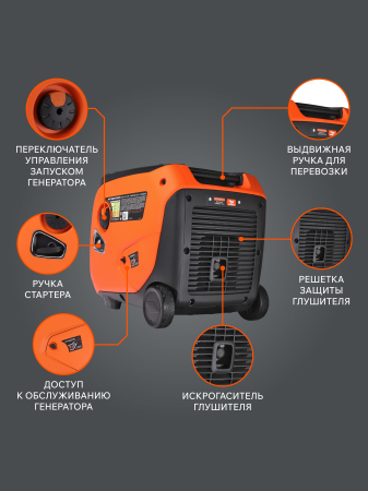 Бензиновый генератор PATRIOT iGX 4000 AWSP фото