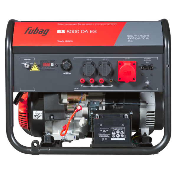 Бензиновый генератор Fubag BS 8000 DA ES + Комплект колес и ручек FUBAG + 4Т Extra в ПОДАРОК 2-х тактный фото