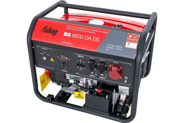 Бензиновый генератор Fubag BS 6600 DA ES фото