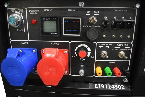 Бензиновый сварочный генератор ТСС GGW 6.0/250ED-R3 для газового котла фото