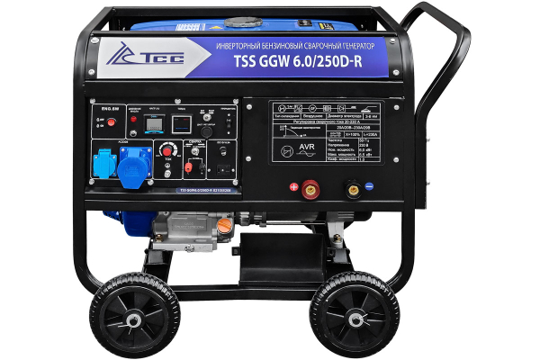 Бензиновый сварочный генератор ТСС GGW 6.0/250D-R фото