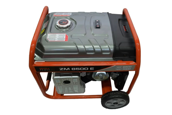 Бензиновый генератор Mitsui ZM 8500 EA на колесах фото