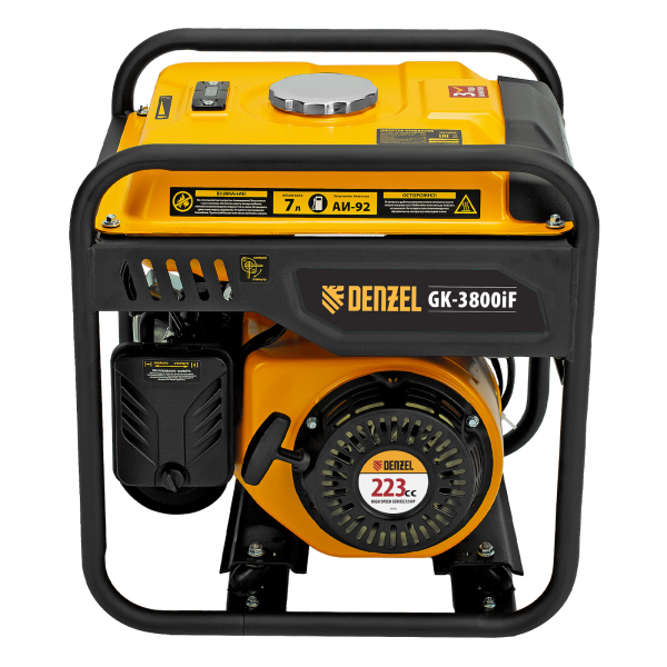 Бензиновый инверторный генератор DENZEL GK-3800iF для дома фото