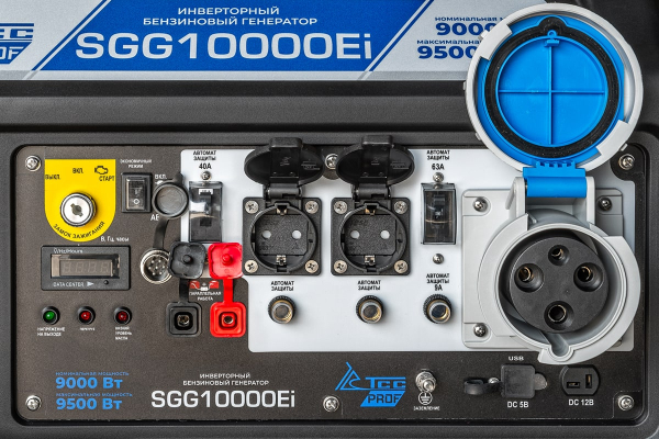 Бензиновый инверторный генератор ТСС SGG 10000Ei 060035 для дома фото