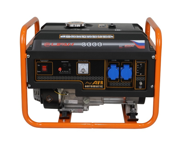 Бензиновый генератор Lifan 2.8 GF-6 (LF3000) для гаража фото