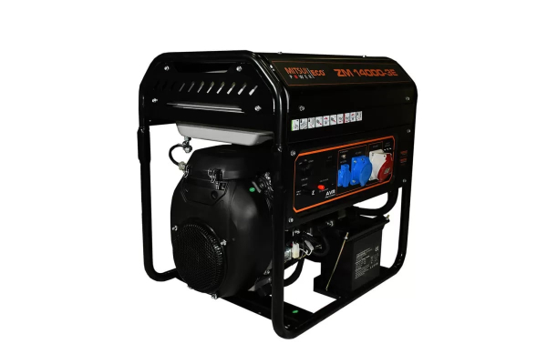 Бензиновый генератор Mitsui ZM 14000 E-3 на колесах фото