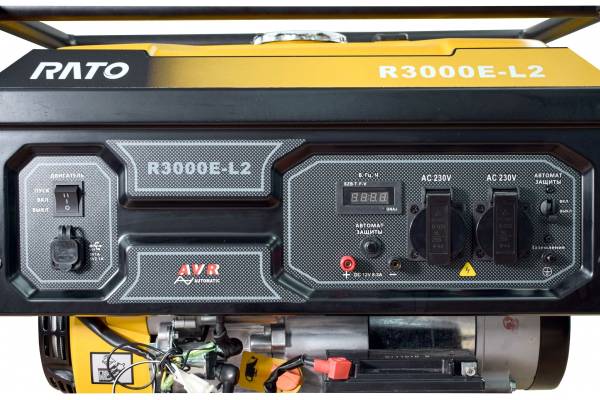 Бензиновый генератор RATO R3000E-L2 электростартер для газового котла фото