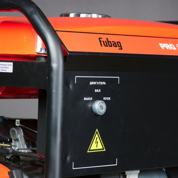 Бензиновый генератор Fubag PRG 6000 ES + Комплект колес и ручек для генераторов в ПОДАРОК для газового котла фото