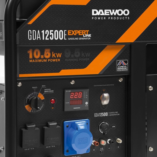 Бензиновый генератор DAEWOO GDA 12500E Бензиновый генератор DAEWOO GDA 12500E фото