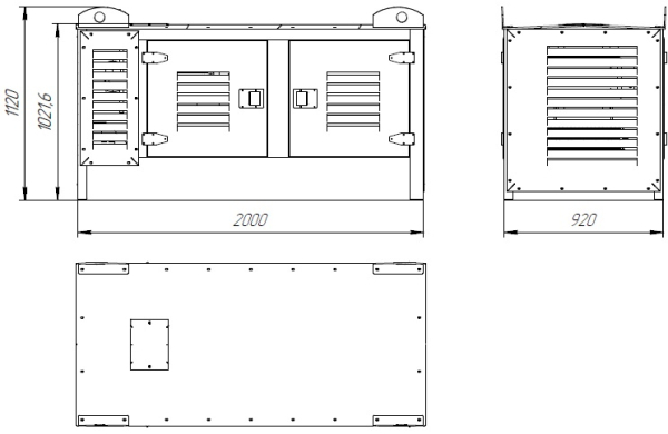 Дизельный генератор ТСС АД-7С-Т400-1РКМ18 026600 2-х тактный фото