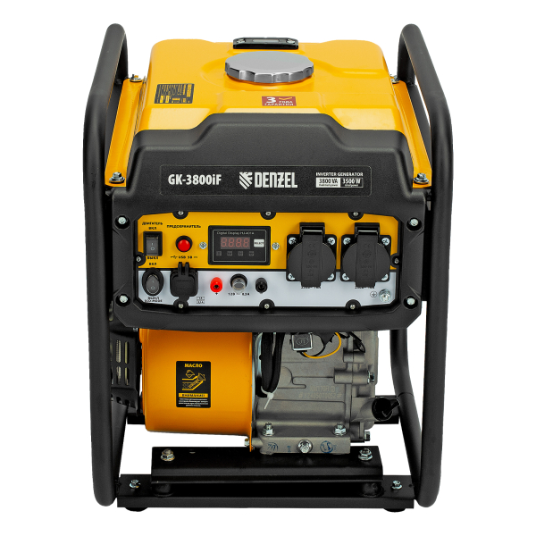 Бензиновый инверторный генератор DENZEL GK-3800iF для дома фото