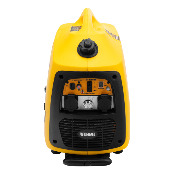 Бензиновый инверторный генератор DENZEL GT-3200iSE на колесах фото