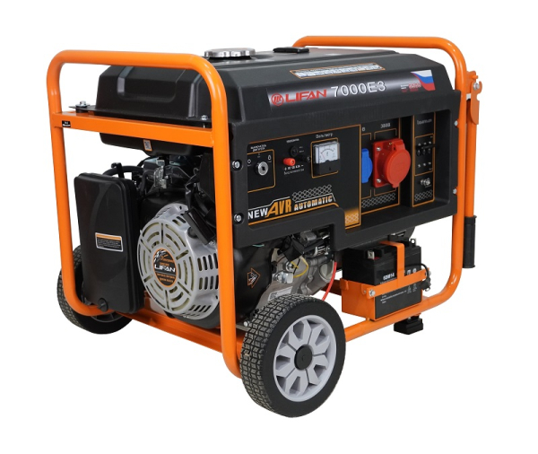 Бензиновый генератор Lifan 6 GF2-4 (LF7000E3) для газового котла фото