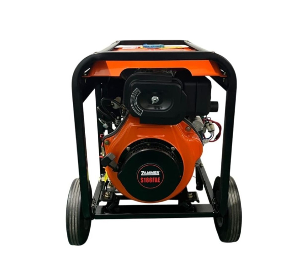 Дизельный генератор Zammer ECO S6500DE3 S6500DE3 на колесах фото