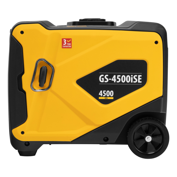 Бензиновый инверторный генератор DENZEL GS-4500iSE на колесах фото