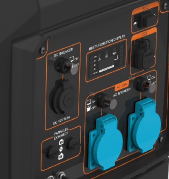 Бензиновый инверторный генератор Zongshen BQH 4000 для дачи фото