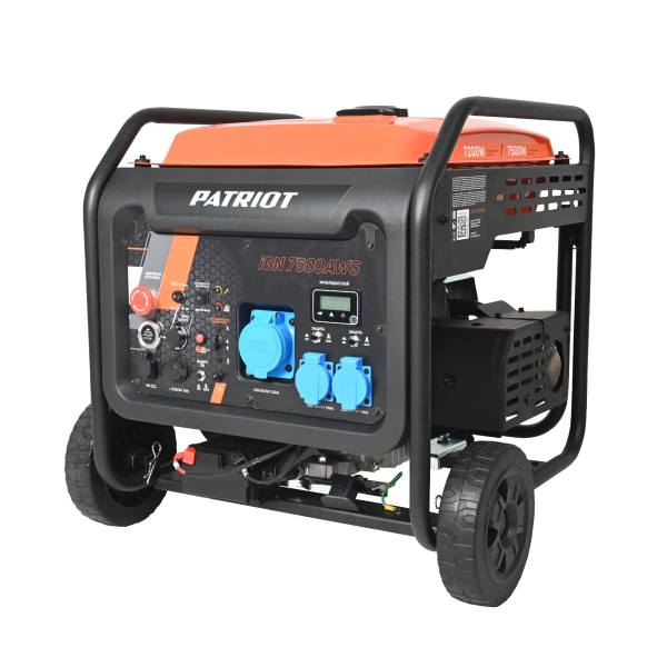 Бензиновый инверторный генератор PATRIOT iGN 7500AWS для дома фото