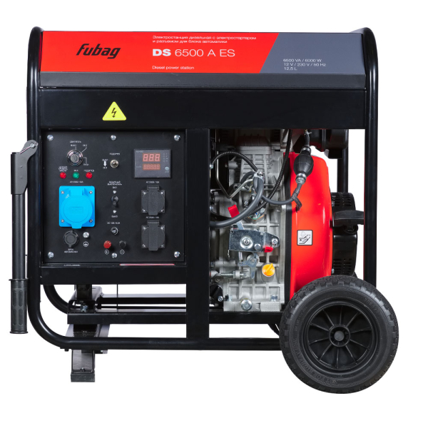 Дизельный генератор Fubag DS 6500 A ES 646233 для дома фото