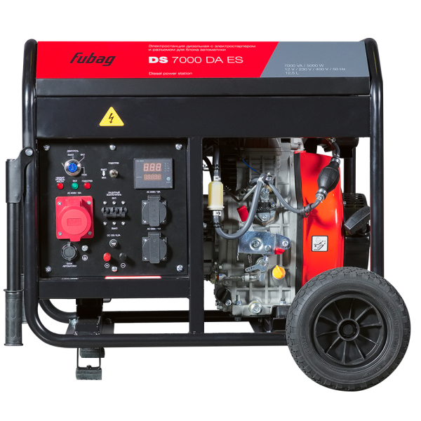 Дизельный генератор Fubag DS 7000 DA ES 641695 передвижной фото