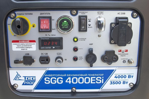 Бензиновый инверторный генератор ТСС SGG 4000ESi с блоком АВР для дачи Бензиновый инверторный генератор ТСС SGG 4000ESi с блоком АВР для дачи фото