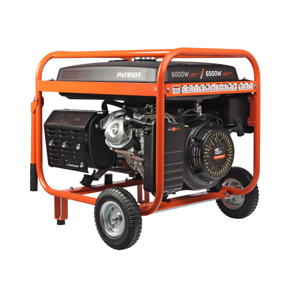 Бензиновый генератор PATRIOT SRGE 7200 E переносной фото