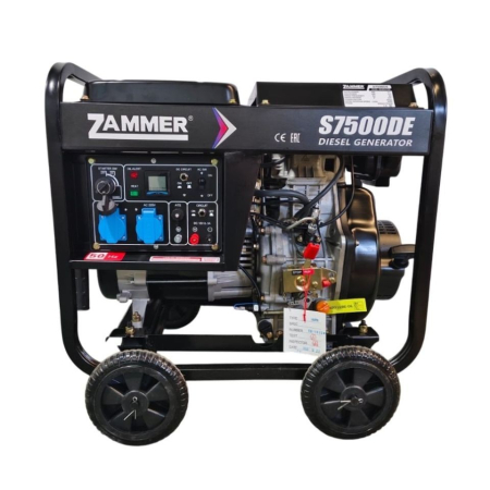 Дизельный генератор Zammer S7500DE фото