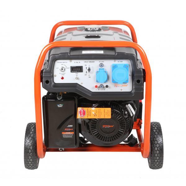 Бензиновый генератор Mitsui ZM 6500 E на колесах фото