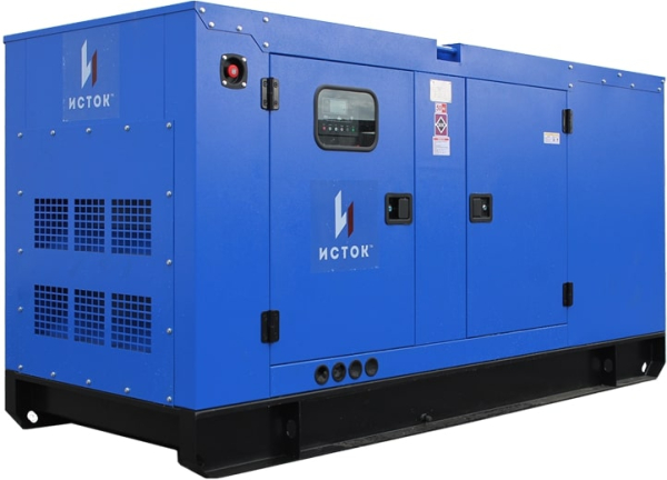 Дизельный генератор Исток АД80С-Т400-РПМ35 в кожухе с АВР  синхронный фото