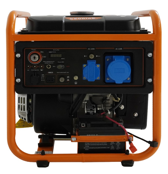 Бензиновый инверторный генератор Lifan 6500IOE для газового котла фото