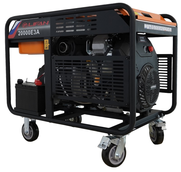 Бензиновый генератор Lifan 20000E3A передвижной Бензиновый генератор Lifan 20000E3A передвижной фото