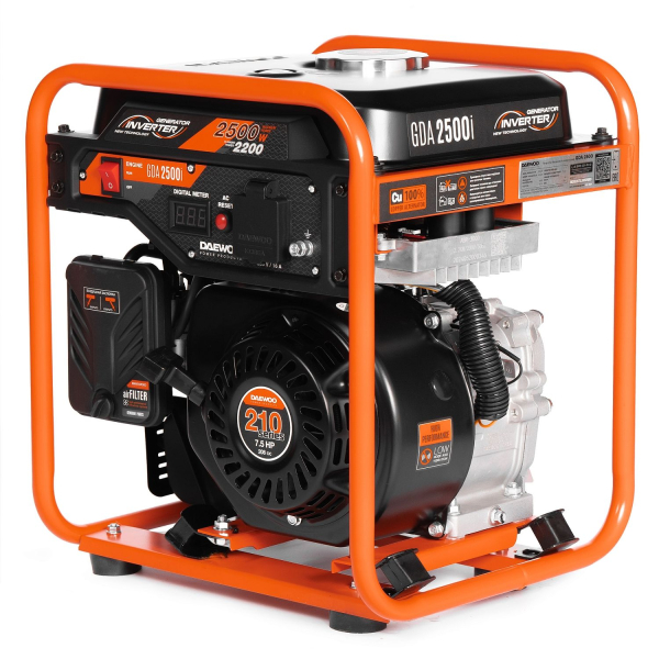 Бензиновый инверторный генератор DAEWOO GDA 2500i для газового котла фото