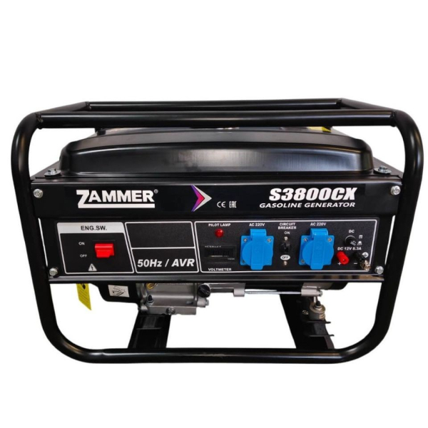 Бензиновый генератор Zammer S3800CX для дачи фото