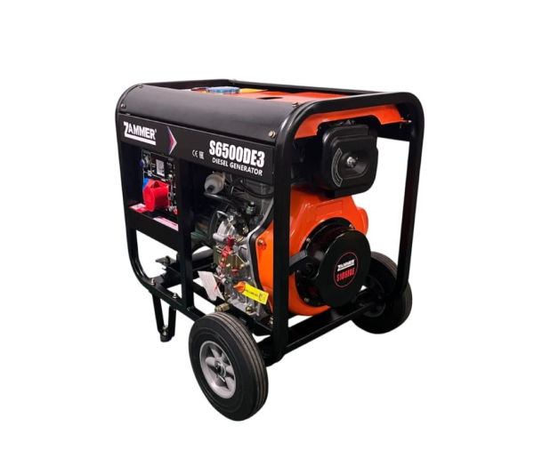 Дизельный генератор Zammer ECO S6500DE3 S6500DE3 на колесах фото