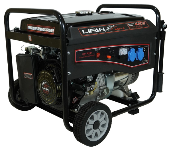Бензиновый генератор Lifan 4 GF-3 (LF5000) для дачи фото
