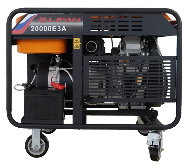 Бензиновый генератор Lifan 20000E3A промышленный фото