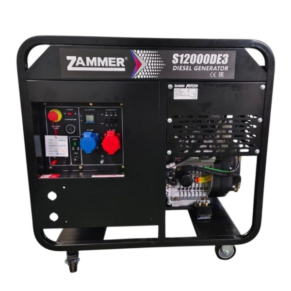 Дизельный генератор Zammer S12000DE3 S12000DE3 промышленный фото