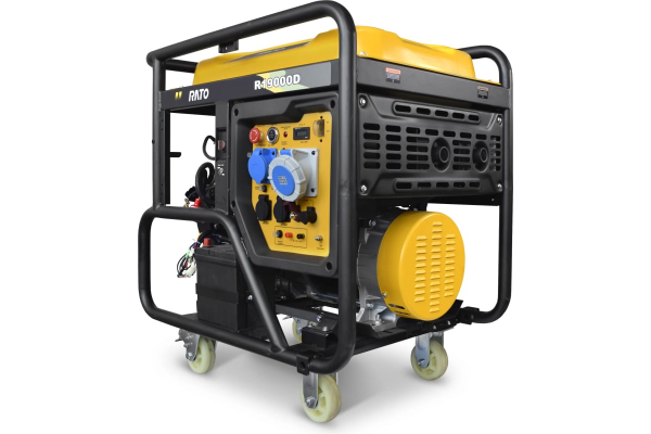 Бензиновый генератор RATO R19000D электростартер + колесный комплект передвижной Бензиновый генератор RATO R19000D электростартер + колесный комплект передвижной фото
