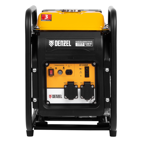 Бензиновый инверторный генератор DENZEL GT-3500iF для дома фото