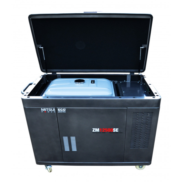 Бензиновый генератор Mitsui ZM 12500 SE на колесах фото