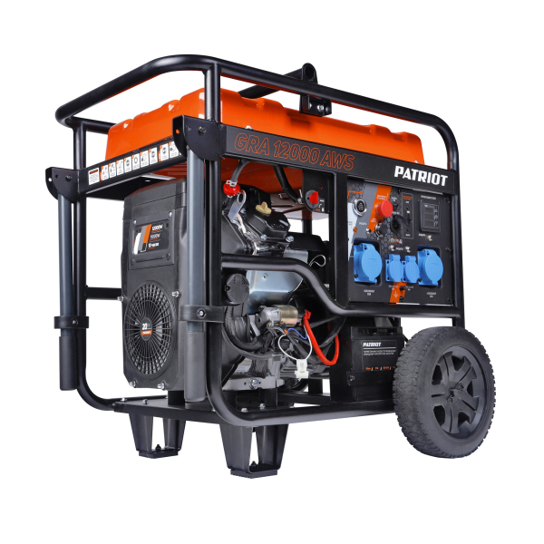 Бензиновый генератор PATRIOT GRA 12000 AWS на колесах фото