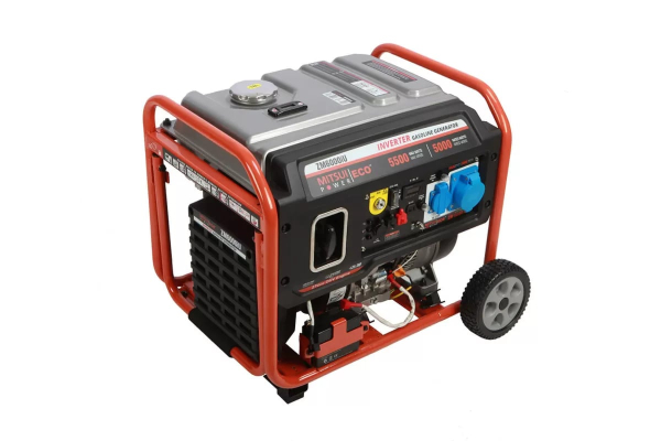 Бензиновый инверторный генератор Mitsui ZM 6000 IU на колесах фото