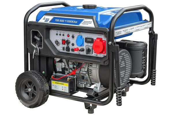 Бензиновый инверторный генератор ТСС SGG 11000E3Ui для газового котла фото