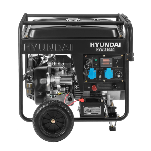 Бензиновый сварочный генератор Hyundai HYW 210AC для дачи фото